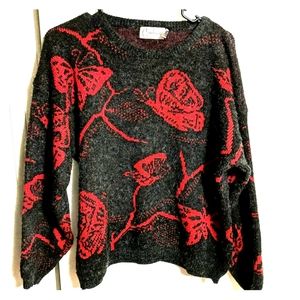 Butterfly Vintage Sweater